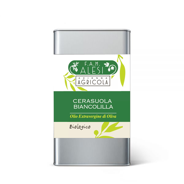 Olio EVO Cerasuola Biancolilla Latta da 3 litri