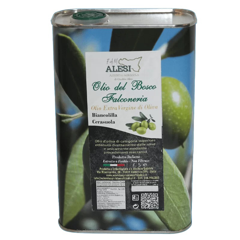 Olio EVO Bosco Falconeria – latta da 5 litri