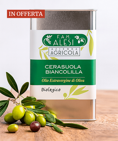 Promo latta olio da 5 litri Fam Alesi